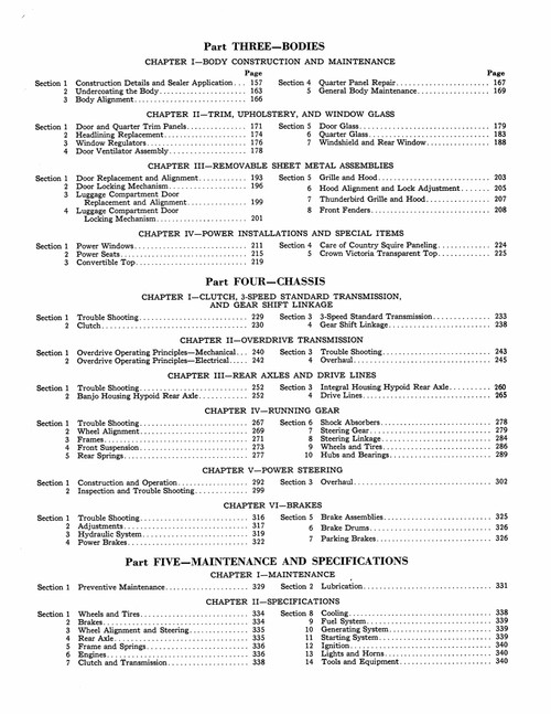 Service Manual for 1955 Ford