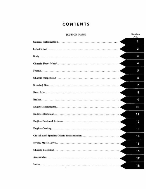 Service Manual for 1952 Cadillac