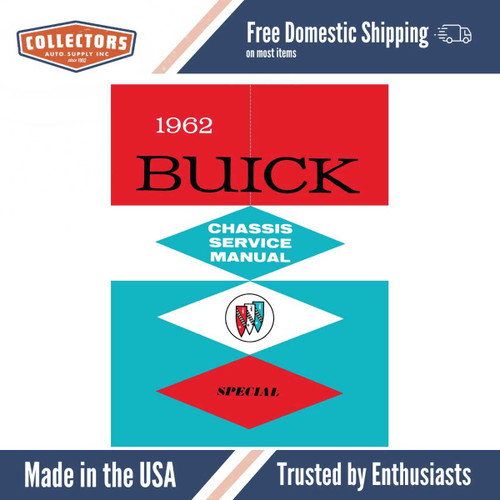 Service Manual for 1962 Buick Special and Skylark