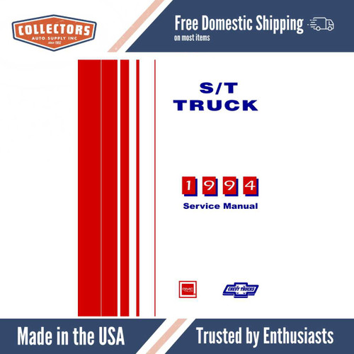 Service Manual for 1994 Chevrolet and GMC S/T Truck
