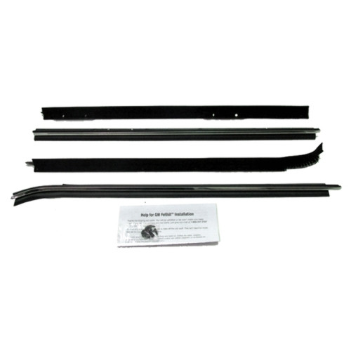 Window Sweeps Felt Kit for 1971-1976 Chevy Impala Caprice 4 Door Wagon