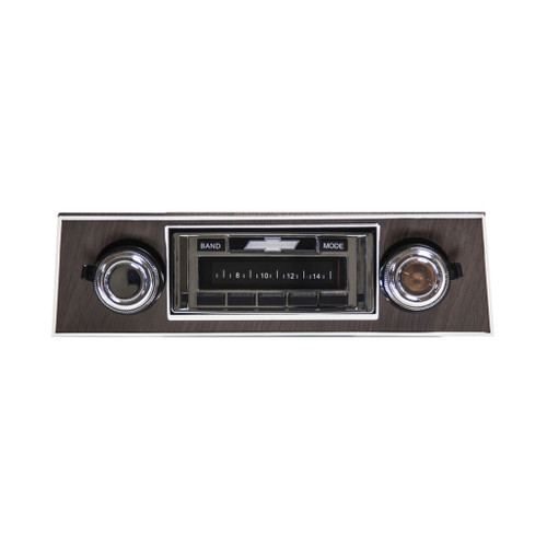 Vintage Car Radio Kit for 1967-1968 Chevrolet Camaro Black USA-630