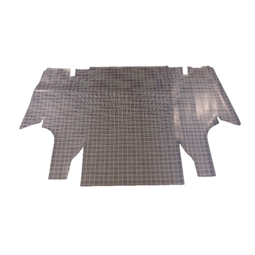 Trunk Floor Mat Cover for 1970-1971 Mercury Cyclone 2DR, Small Ford Plaid Rubber Mat, Front Area Cover, US-Made Reproduction.