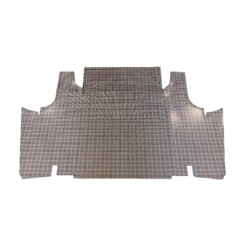 Trunk Floor Mat Cover for 1970-1971 Ford Fairlane Torino 2DR, Small Ford Plaid Rubber Material, Front Area Cover.