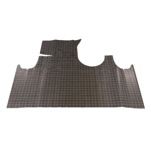 Trunk Floor Mat Cover for 1961-1963 Ford Falcon 2-Door Hardtop, Small Ford Plaid Vinyl, US-made OEM-quality replication.