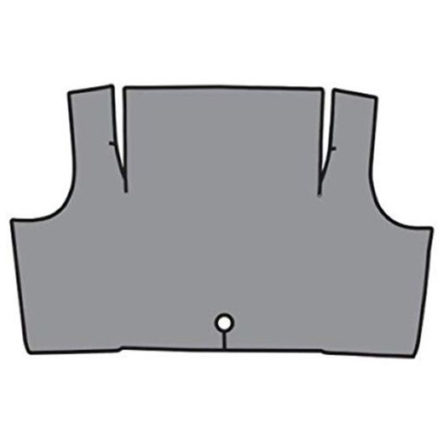 Trunk Floor Mat Cover for 1967-68 Mercury Cougar Hardtop Rubber Small Ford Plaid