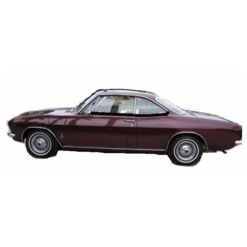 Window Sweeps Weatherstrip for 1965-1969 Chevrolet Corvair Black Front Rear