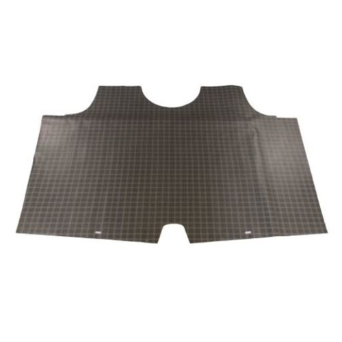 Trunk Floor Mat Cover for 1962 Ford Galaxie Convertible, Small Ford Plaid Vinyl, US-Made OEM Quality, Front Area Protection.