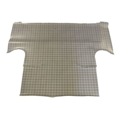 Trunk Floor Mat Cover for 1964-1965 Ford Falcon 2-Door Coupe, Small Ford Plaid Rubber Material, Front Area Protection.
