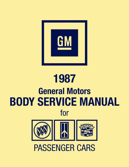 Body Shop Manual for 1987 Fisher