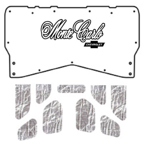 Trunk Lid Insulation Pad Cover for 1973-77 Chevy A-Body, M-019 Monte Carlo