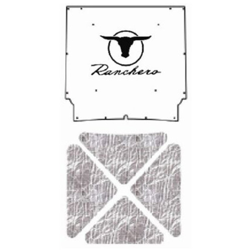 Premium Hood Insulation Pad Heat Shield for Ford Falcon/Ranchero 1960-63, AcoustiShield & ABS Materials, Made in USA