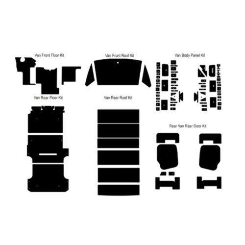 Insulation Sound Deadener Kit for 08-17 Mercedes-Benz Sprinter 3500 Cargo 170 WB