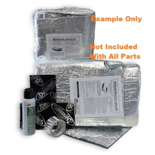 Insulation Sound Deadener Kit for 35-36 Ford Tudor Sedan - Slant Back, Complete