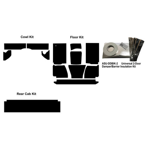 Insulation Sound Deadener Kit for 1980-87 Chevrolet Truck Acoustishield Complete