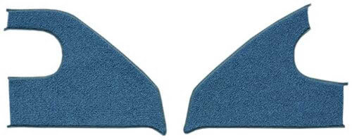 Carpet for 1981-1986 GMC K3500 Reg Cab Inserts on Cardboard w/Vents Door Panel 2pc Cutpile