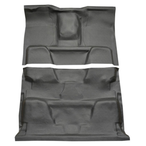 Carpet Flooring for 1975-1978 GMC C25 Crew Cab - Black Vinyl, Precision-cut, Easy Install & Durable - Collectors Auto Supply.