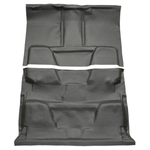 Carpet flooring for Chevrolet C30 Crew Cab 2WD Auto/3spd Column Shift - Black Vinyl, US-made automotive-grade material.