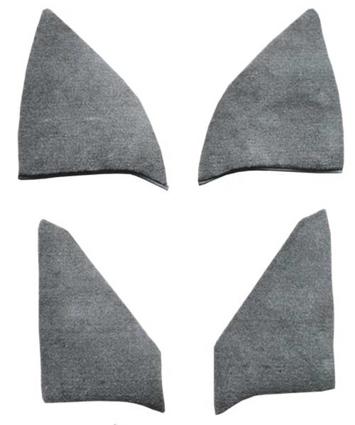 Carpet for 1981-1986 GMC K3500 Reg Cab Kick Panel Inserts without Cardboard - die-cut carpet kick panel insert set.