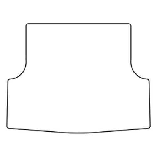 Trunk Floor Mat Cover for 1953-54 Chevy Panel Delivery Van Station Wagon, High Definition Rubber, Protects Trunk Floor.