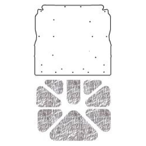 Hood Insulation Pad Heat Shield for Oldsmobile A-Body - Sound & Heat Insulation, ABS Material, Easy Installation.