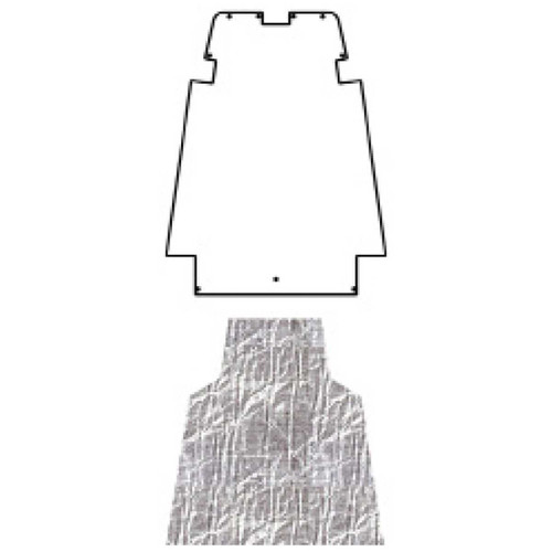 Premium Hood Insulation Pad & Heat Shield for Austin Healey 57-58 | Ultimate Sound & Heat Insulation, Easy Installation