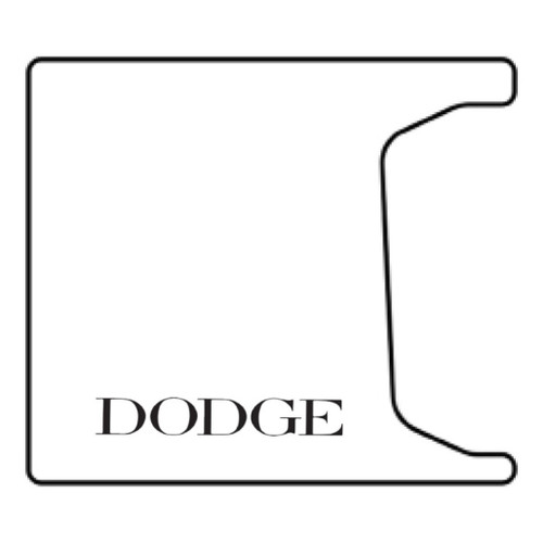 Trunk Floor Mat Cover for 1955-1956 Dodge Coupe/Convertible Rubber