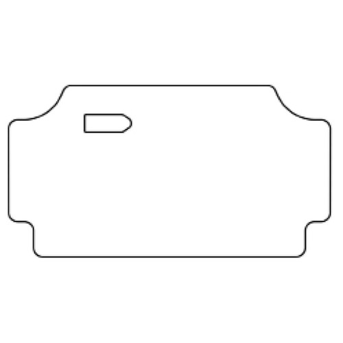 Trunk Floor Mat Cover for Classic Dodge, Plymouth A-Body Car, High Definition Rubber, Protects Trunk from Spills, & Debris.