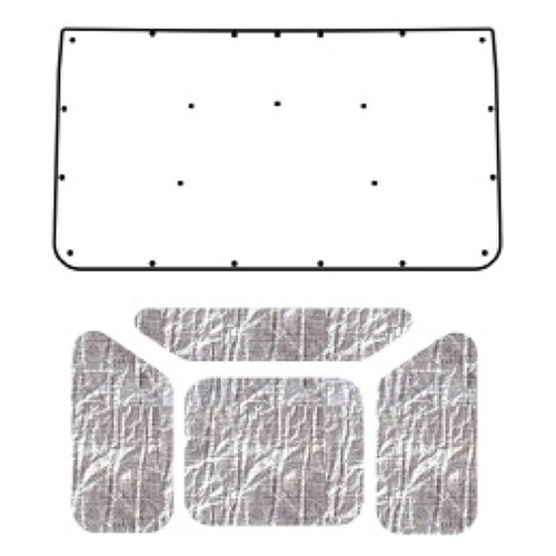Premium Hood Insulation Pad Heat Shield for Dodge Dart 1962-64 | Ultimate Sound & Heat Insulation, ABS Material, Made in USA