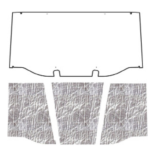 Hood Insulation Pad Heat Shield for Chevrolet Truck - Ultimate Sound & Heat Insulation, ABS Material, Easy Installation.