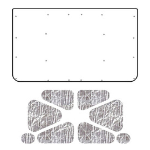 Hood Insulation Pad Heat Shield for 73-80 Chevy Blazer Underhood Cover Smooth