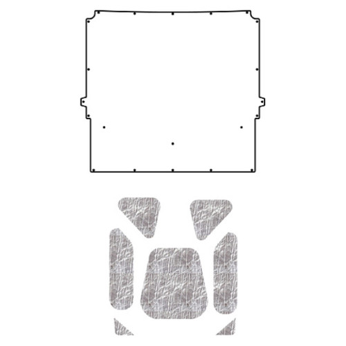 Hood Insulation Pad Heat Shield for Chevrolet A-Body - Ultimate Sound & Heat Insulation, Premium ABS Material, Easy Install