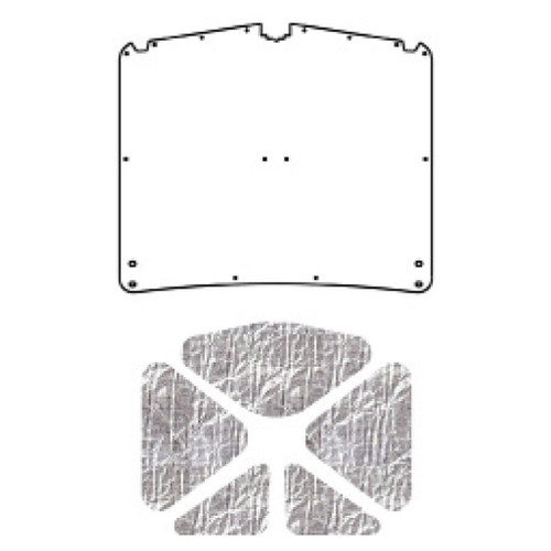 Premium Hood Insulation Pad Heat Shield for Chevrolet Corvair 60-64 | Ultimate Sound & Heat Insulation, Easy Installation