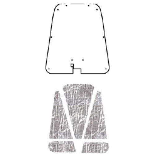 Hood Insulation Pad Heat Shield for Austin Healey AcoustiHood - Ultimate Sound & Heat Insulation Premium Quality ABS Material