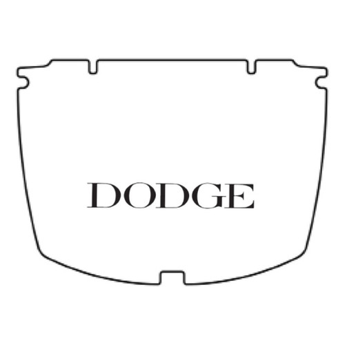 Trunk Floor Mat Cover for Classic Dodge Sedan, High Definition Rubber, Protects Trunk from Spills, Mud, Snow, and Debris