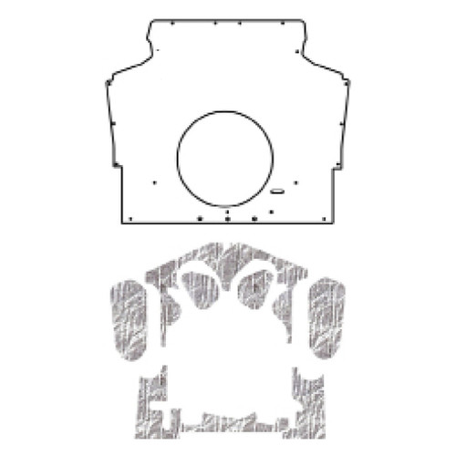 Premium Hood Insulation Pad Heat Shield for Chevy Camaro F-Body, Ultimate Sound & Heat Insulation, ABS Material.