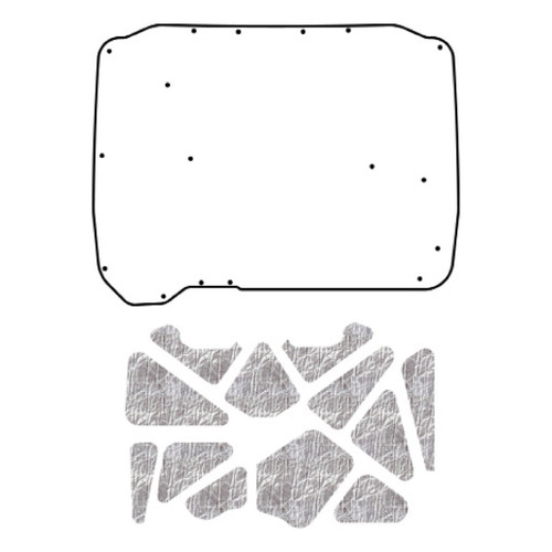 Premium Hood Insulation Pad & Heat Shield for Pontiac F-Body | Ultimate Sound & Heat Insulation, ABS Material.