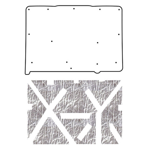 Premium Hood Insulation Pad & Heat Shield for Oldsmobile G-Body | AcoustiShield Panels, ABS Material | Reduce Noise & Heat