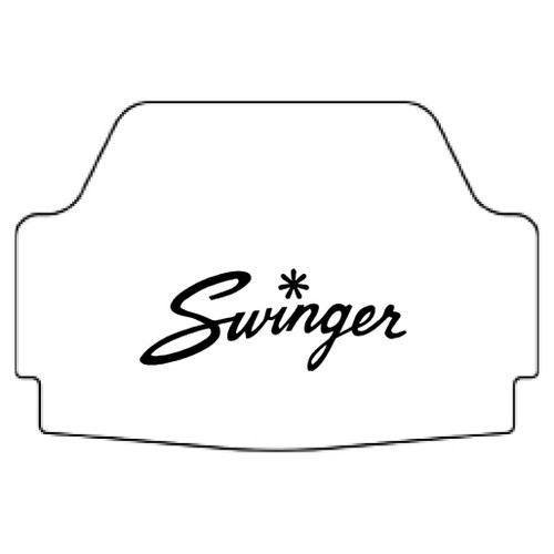 Trunk Floor Mat Cover for Classic Dodge Swinger, High-Definition Rubber, Protects from Spills, Mud, Snow, and Debris
