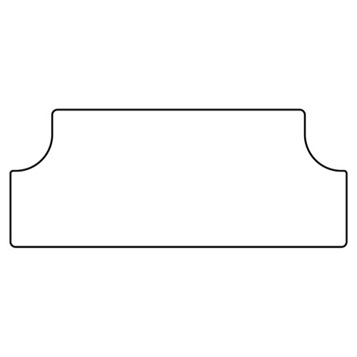 Trunk Floor Mat Cover for 64-67 Oldsmobile Rubber High Definition Rubber Smooth