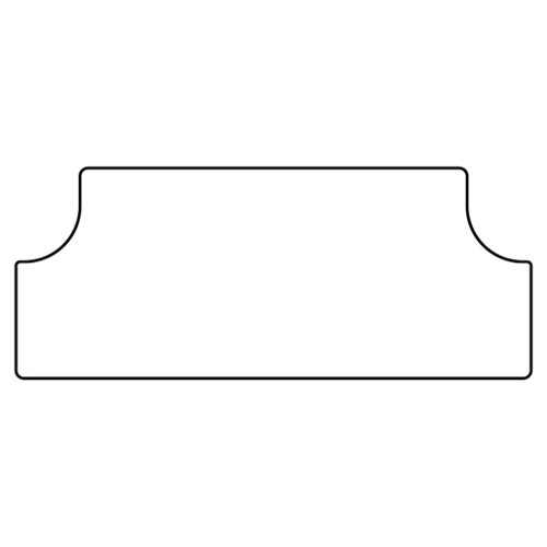 Trunk Floor Mat Cover for 64-67 Oldsmobile A-Body, High Definition Rubber, Protects from Spills, Mud, Snow, and Debris