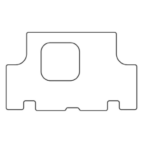 Trunk Floor Mat Cover for Classic Dodge, Plymouth B-Body, High Definition Rubber Smooth, Protects Trunk from Spills.