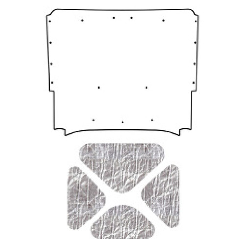 Hood Insulation Pad Heat Shield for 1968-1969 Chevrolet A-Body