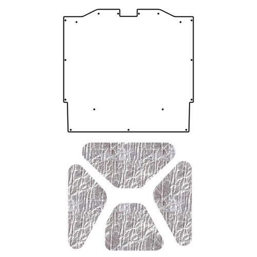 Premium Hood Insulation Pad Heat Shield for Oldsmobile A-Body, Ultimate Sound & Heat Insulation, ABS Material, Easy Install