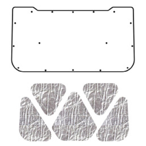Premium Hood Insulation Pad Heat Shield for Dodge Dart 1971-72 | AcoustiShield & ABS Materials | Reduce Engine Noise & Heat