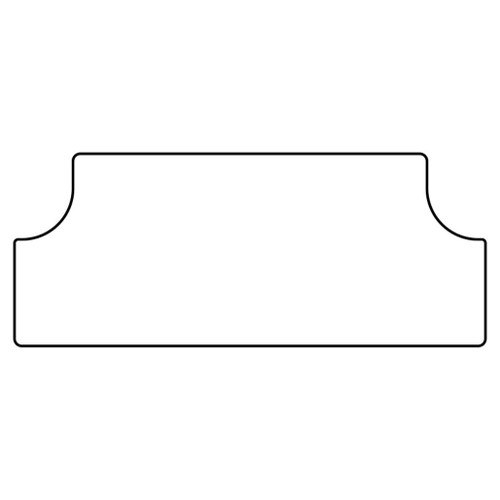 Trunk Floor Mat Cover for 68-72 Buick A-Body Ultra High Definition Rubber Smooth