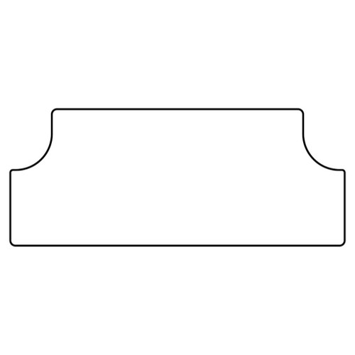 Trunk Floor Mat Cover for 68-72 Buick A-Body, Ultra High Definition Rubber, Protects Trunk from Spills, Mud, Snow, & Debris.