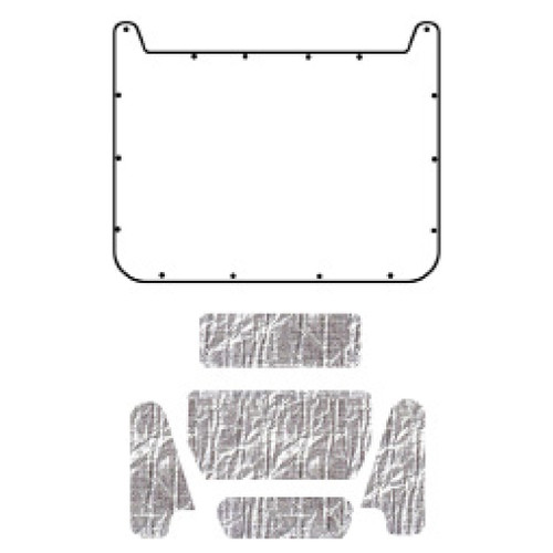 Premium Hood Insulation Pad & Heat Shield for Plymouth Road Run 1971-74 | AcoustiShield Panels, ABS Material
