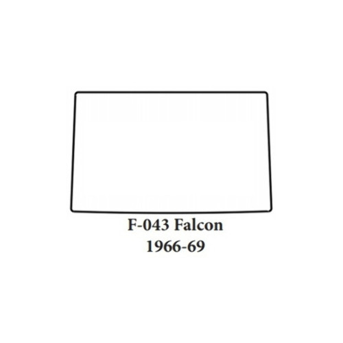 Trunk Floor Mat Cover for Classic Ford Falcon, Ultra High Definition Rubber, Protects Trunk from Spills, Mud, Snow, & Debris