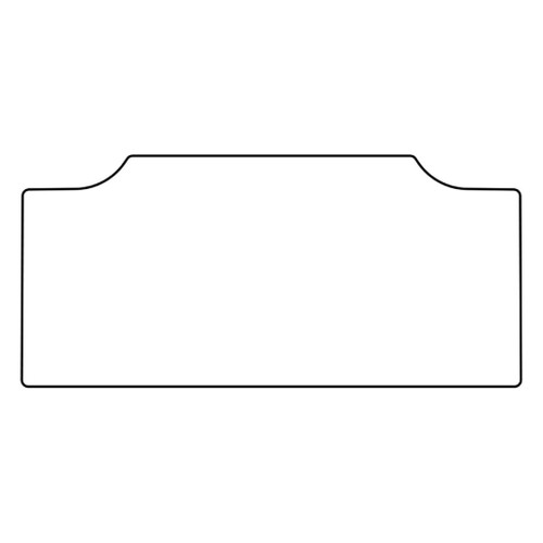 Trunk Floor Mat Cover for Classic Chrysler, Dodge, Plymouth C-Body Car. High-Definition Rubber Protection.